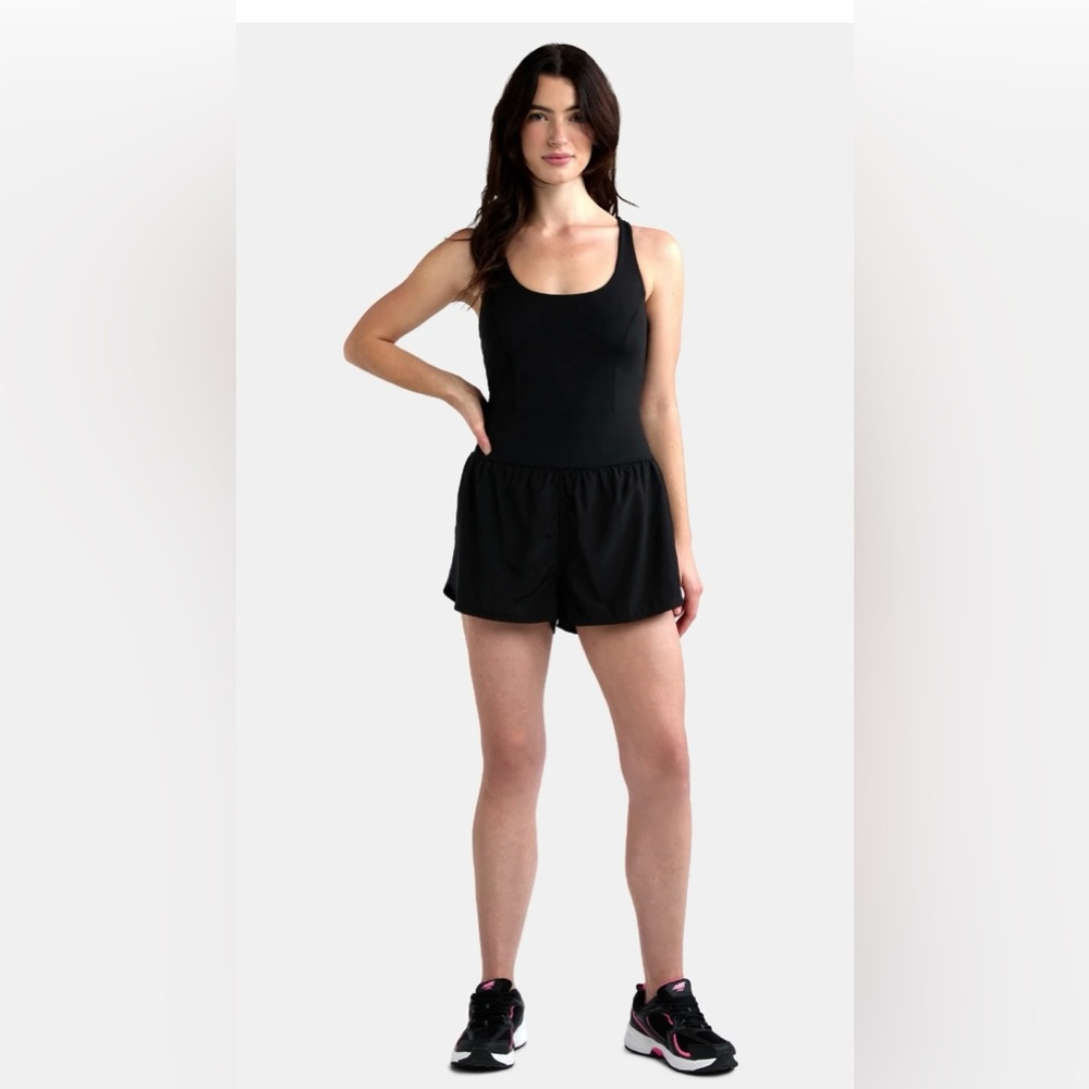 Avia Women's Active Bodysuit with Built-in Bra